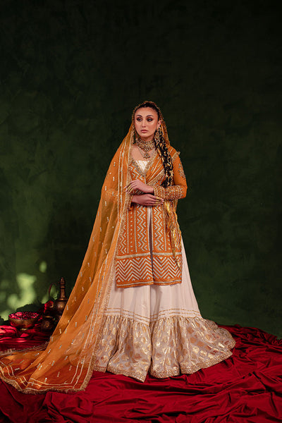 Maria Osama Khan | Salma Sitara | HIJR -  Maria Osama Khan Formal - Original Designer Dress - House of Maryam