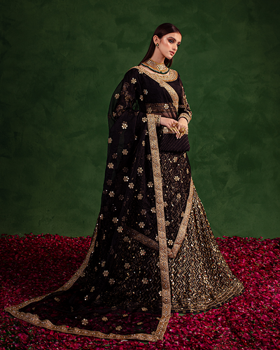 Maria Osama Khan | Salma Sitara | RAQS -  Maria Osama Khan Formal - Original Designer Dress - House of Maryam