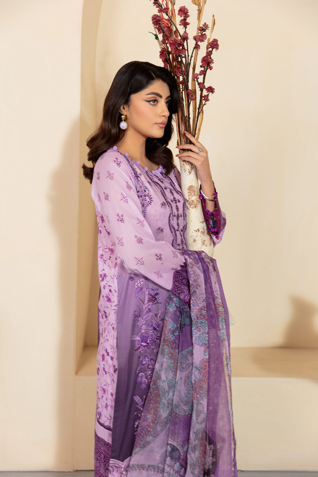 Ramsha | Mashaal Luxury Lawn | L-1304 -  Ramsha Ladies Clothes - Original Designer Dress - House of Maryam