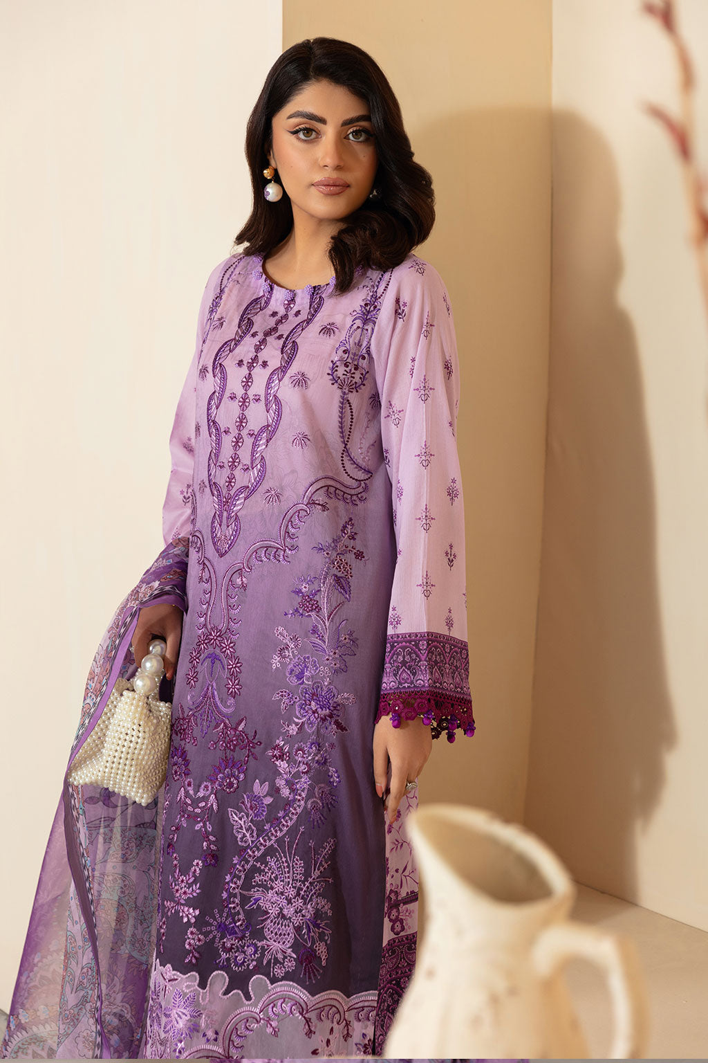 Ramsha | Mashaal Luxury Lawn | L-1304 -  Ramsha Ladies Clothes - Original Designer Dress - House of Maryam