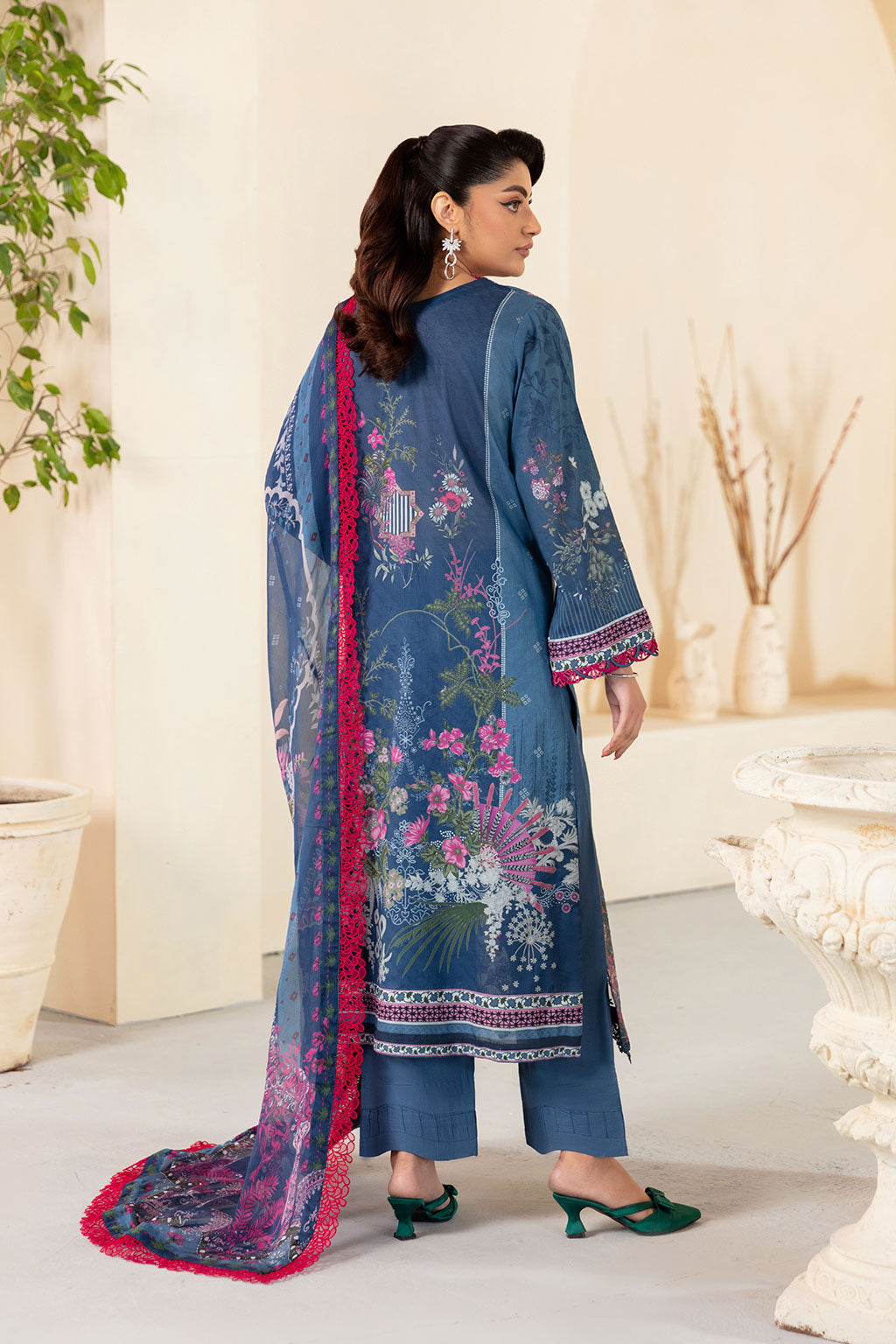 Ramsha | Mashaal Luxury Lawn | L-1305 -  Ramsha Ladies Clothes - Original Designer Dress - House of Maryam
