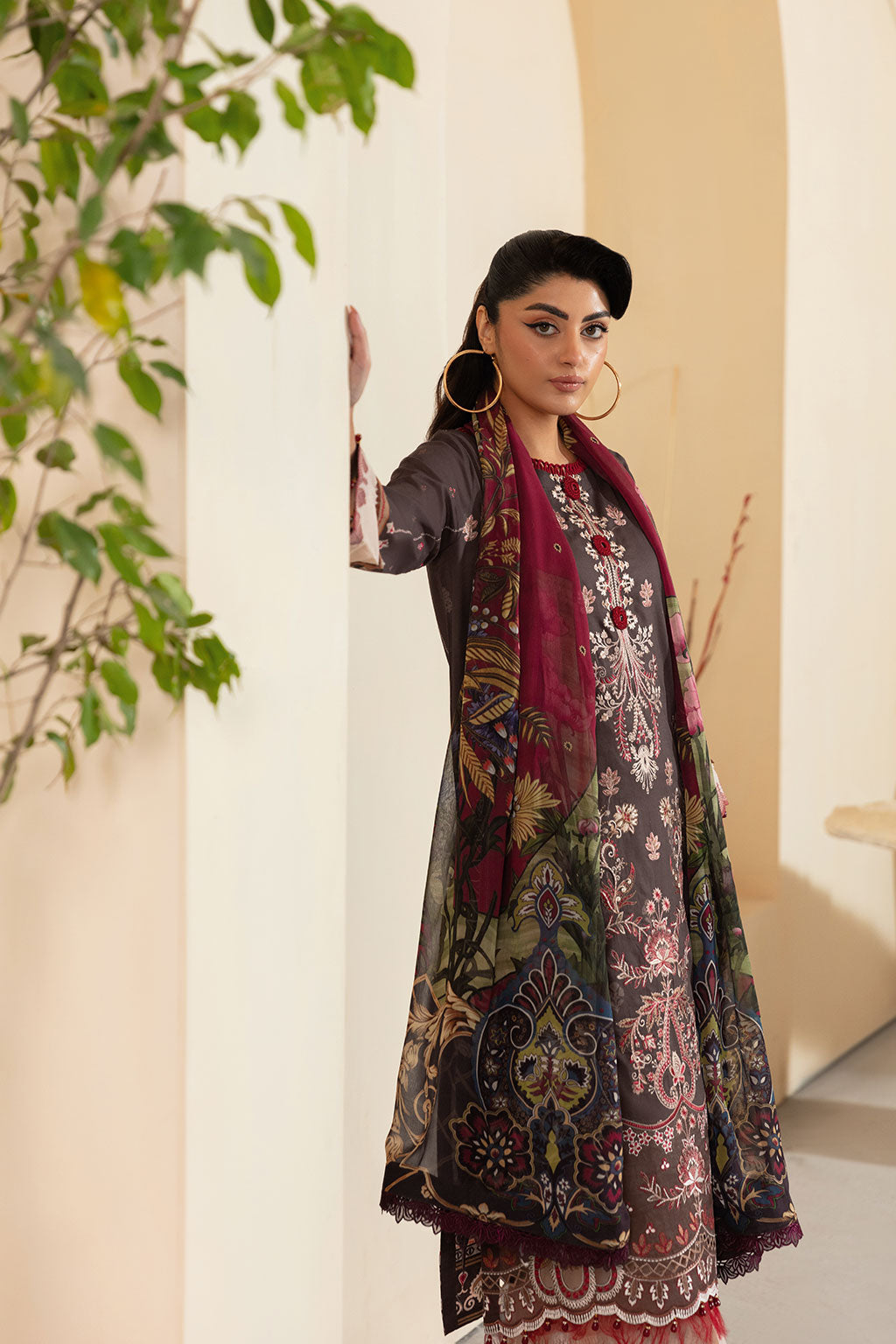 Ramsha | Mashaal Luxury Lawn | L-1309 -  Ramsha Ladies Clothes - Original Designer Dress - House of Maryam