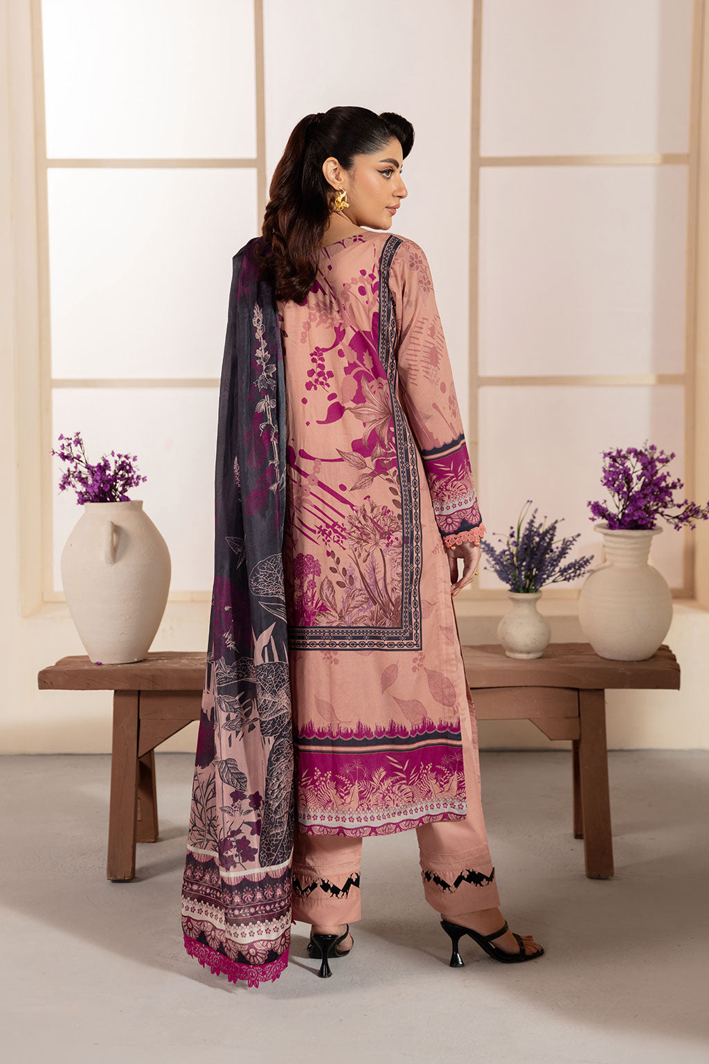 Ramsha | Mashaal Luxury Lawn | L-1306 -  Ramsha Ladies Clothes - Original Designer Dress - House of Maryam