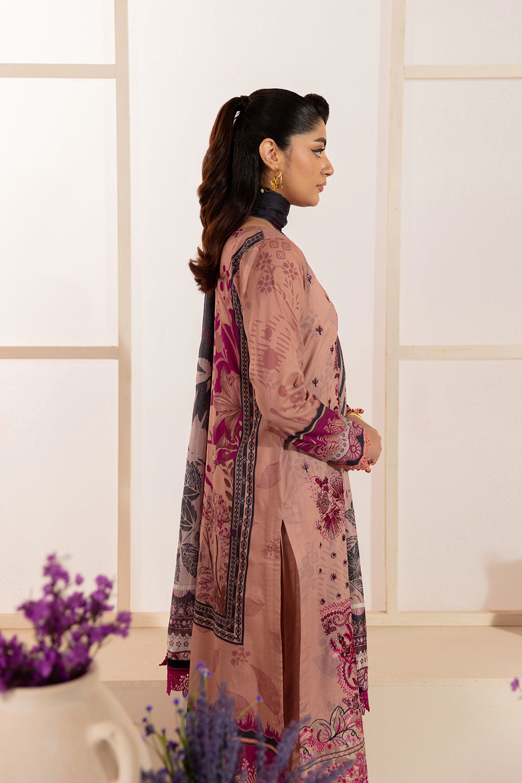 Ramsha | Mashaal Luxury Lawn | L-1306 -  Ramsha Ladies Clothes - Original Designer Dress - House of Maryam