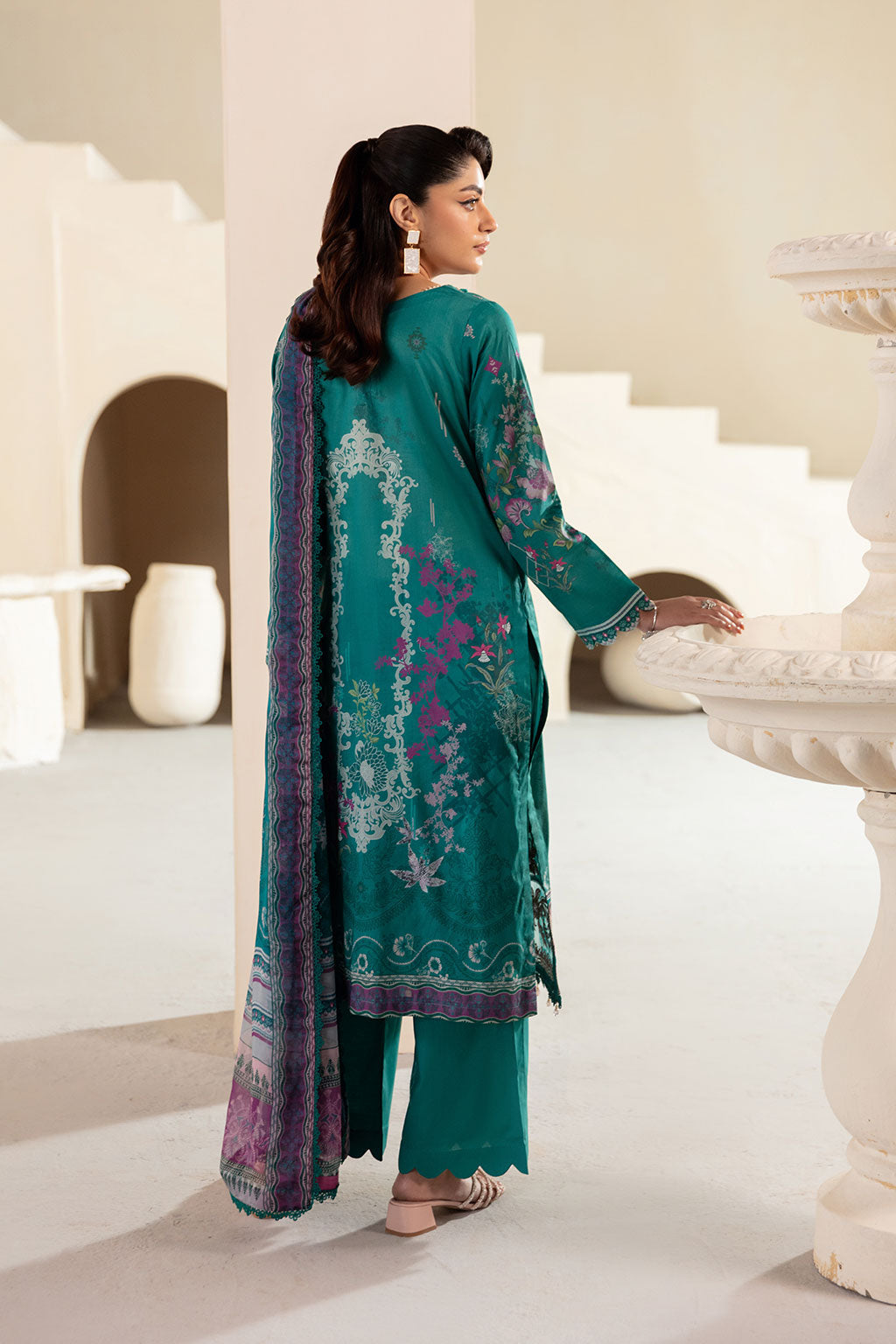 Ramsha | Mashaal Luxury Lawn | L-1310 -  Ramsha Ladies Clothes - Original Designer Dress - House of Maryam