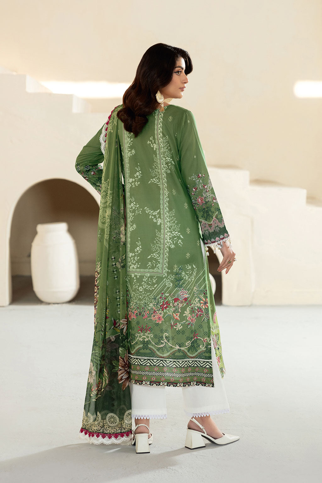 Ramsha | Mashaal Luxury Lawn | L-1307 -  Ramsha Ladies Clothes - Original Designer Dress - House of Maryam