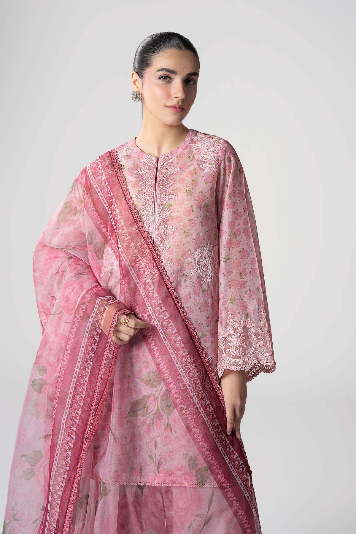 Maria B | Basics RTW | 3 Pc Embroidered Dobby Suit | MB-CS25-145 -  Maria B Ladies Clothes - Original Designer Dress - House of Maryam