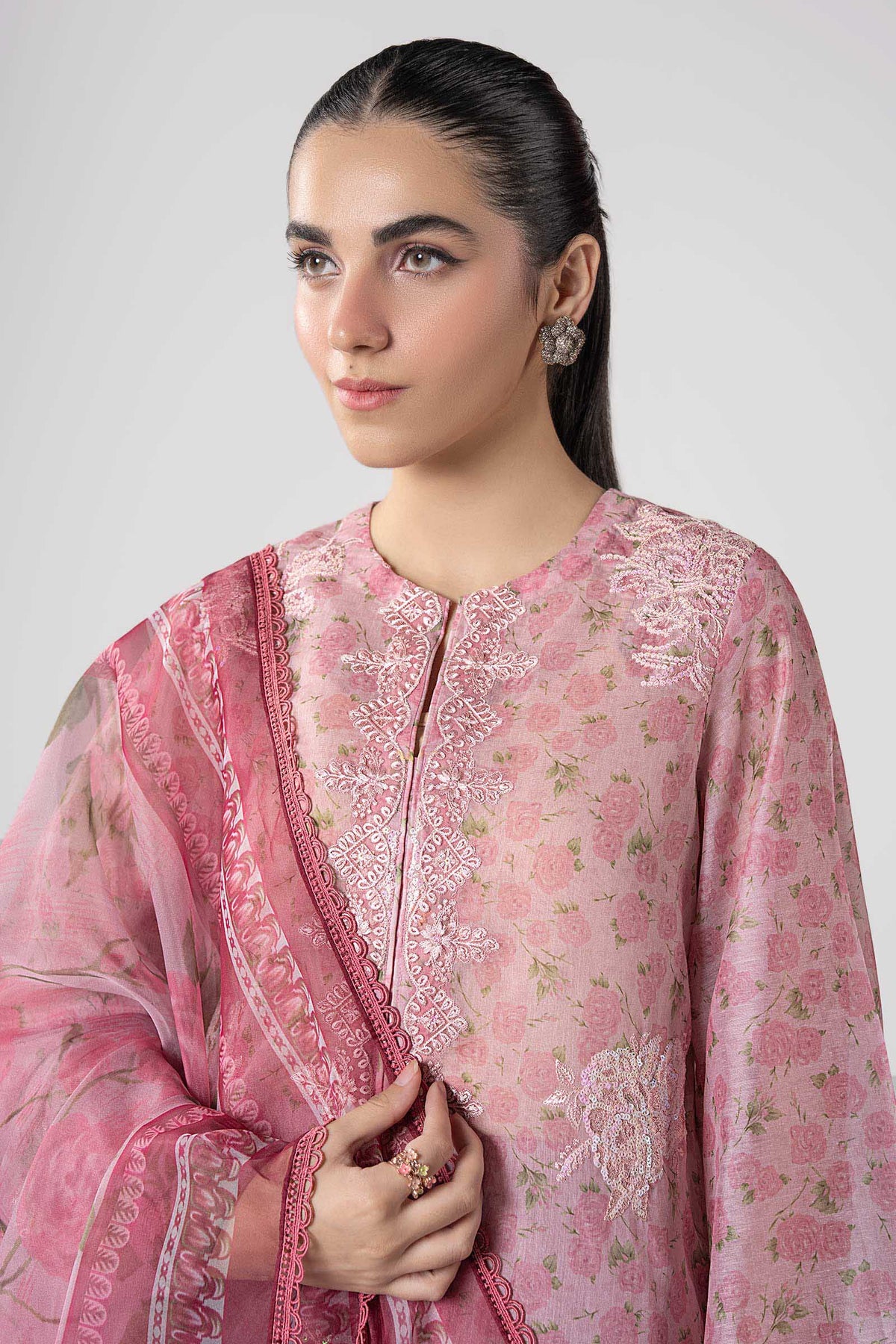 Maria B | Basics RTW | 3 Pc Embroidered Dobby Suit | MB-CS25-145 -  Maria B Ladies Clothes - Original Designer Dress - House of Maryam