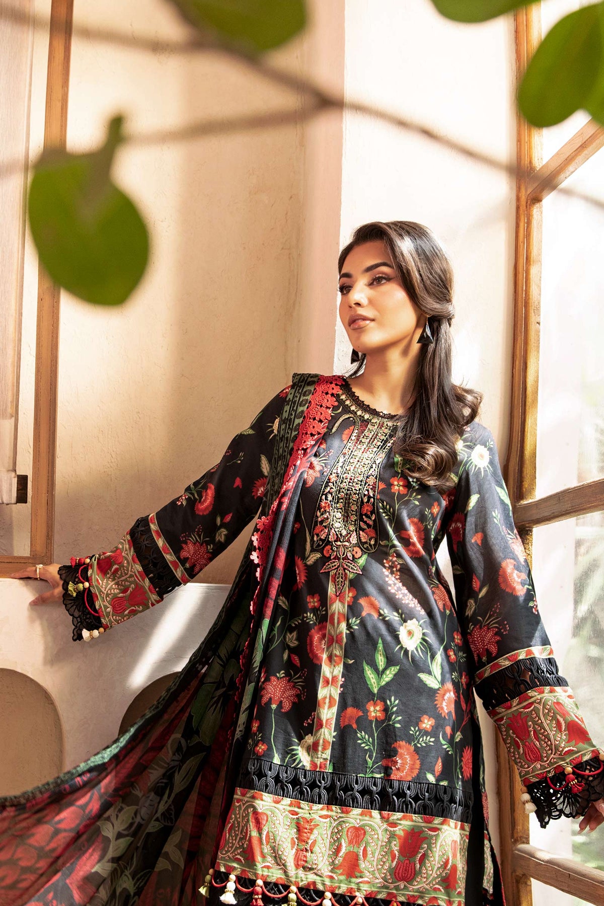 Maria B | Eid Basic Lawn | MB-CUS25-901A -  Maria B Ladies Clothes - Original Designer Dress - House of Maryam