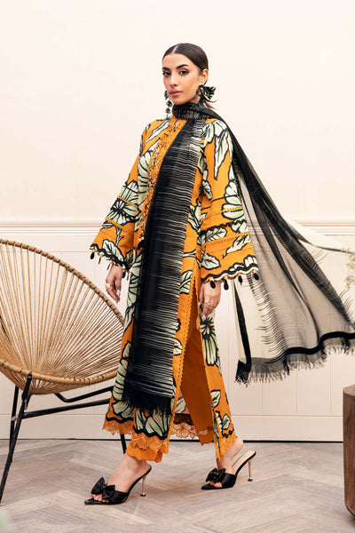 Maria B | Eid Basic Lawn | MB-CUS25-902A -  Maria B Ladies Clothes - Original Designer Dress - House of Maryam