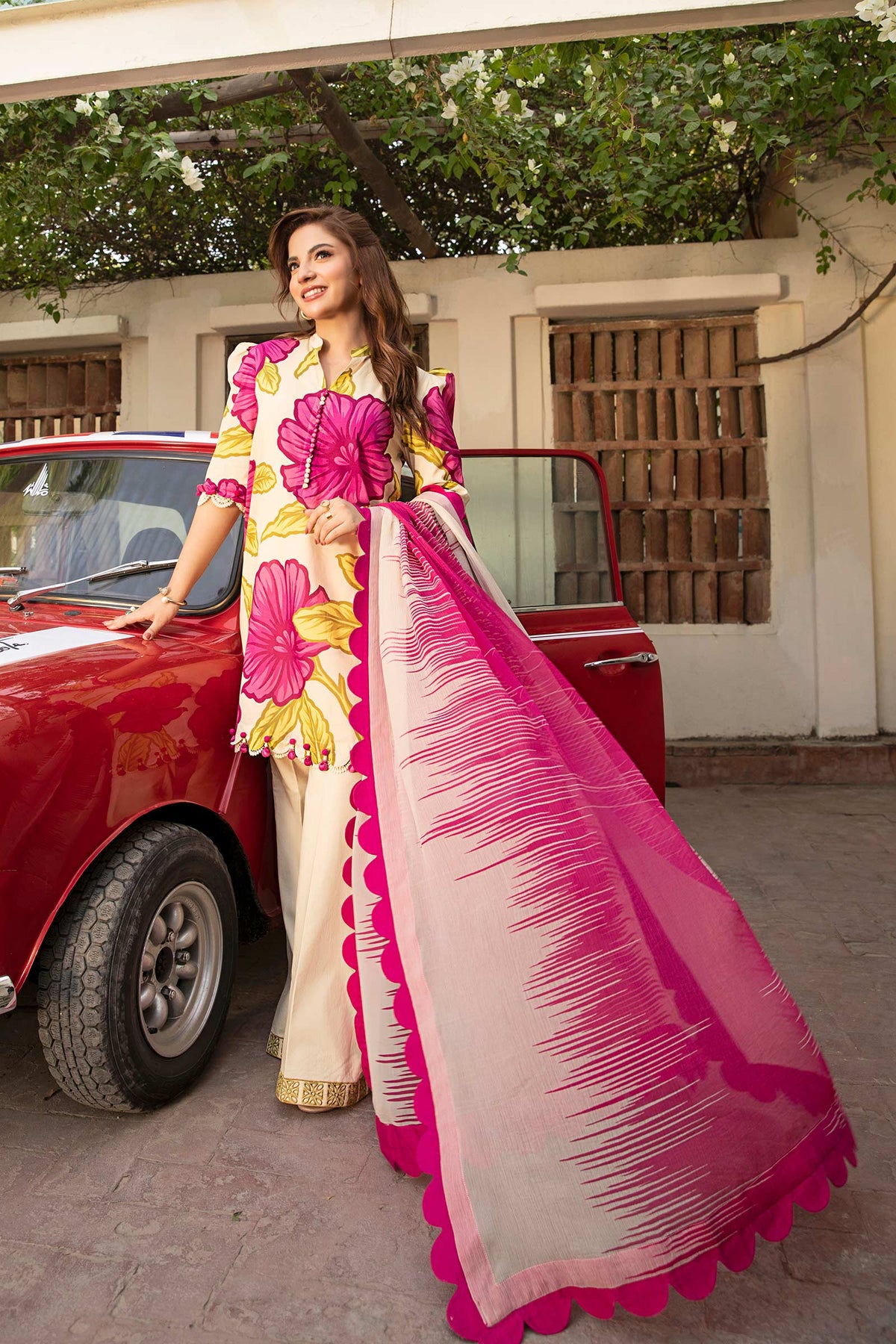 Maria B | Eid Basic Lawn | MB-CUS25-902B -  Maria B Ladies Clothes - Original Designer Dress - House of Maryam