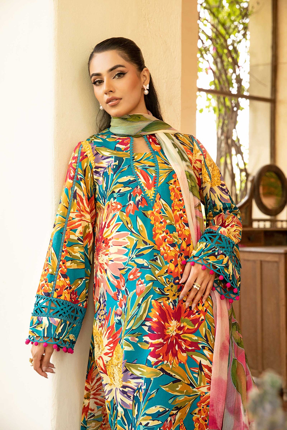 Maria B | Eid Basic Lawn | MB-CUS25-903A -  Maria B Ladies Clothes - Original Designer Dress - House of Maryam