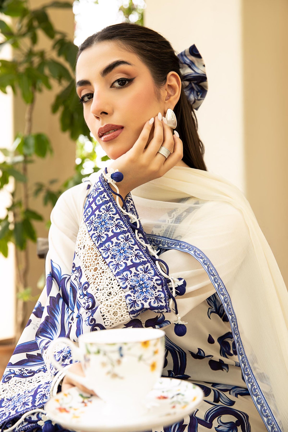 Maria B | Eid Basic Lawn | MB-CUS25-904A -  Maria B Ladies Clothes - Original Designer Dress - House of Maryam