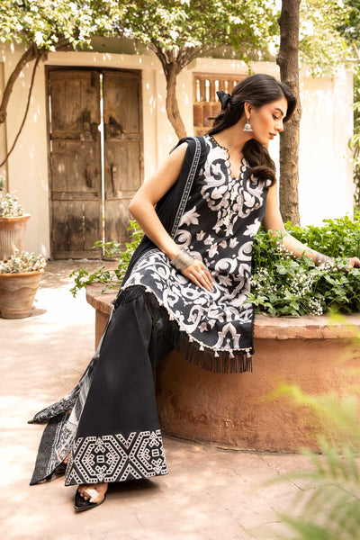 Maria B | Eid Basic Lawn | MB-CUS25-904B -  Maria B Ladies Clothes - Original Designer Dress - House of Maryam