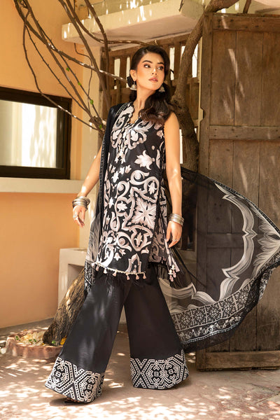 Maria B | Eid Basic Lawn | MB-CUS25-904B -  Maria B Ladies Clothes - Original Designer Dress - House of Maryam