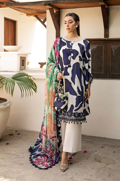 Maria B | Eid Basic Lawn | MB-CUS25-905B -  Maria B Ladies Clothes - Original Designer Dress - House of Maryam