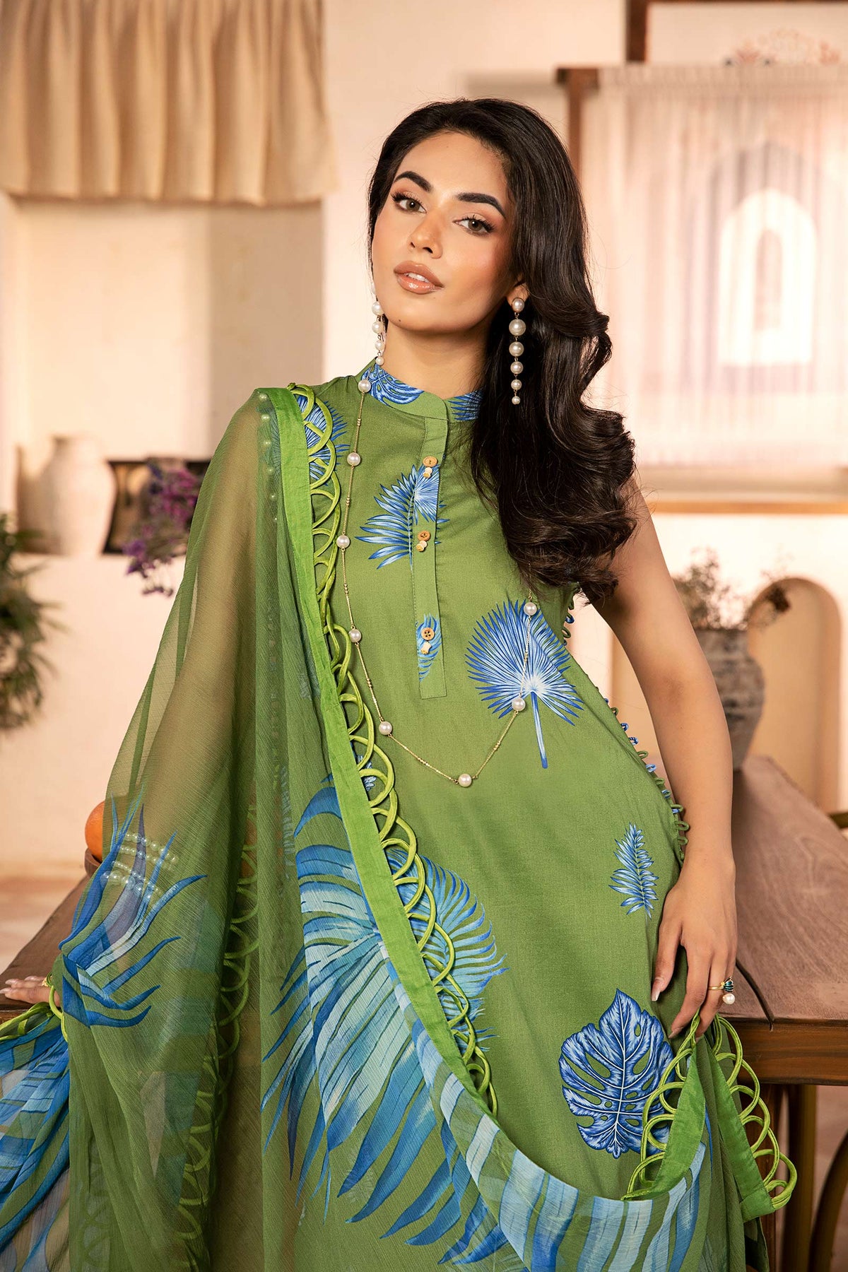 Maria B | Eid Basic Lawn | MB-CUS25-906A -  Maria B Ladies Clothes - Original Designer Dress - House of Maryam