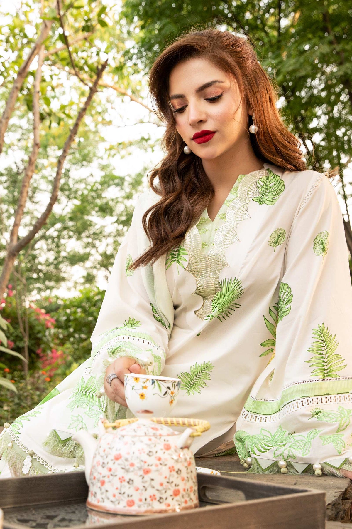 Maria B | Eid Basic Lawn | MB-CUS25-906B -  Maria B Ladies Clothes - Original Designer Dress - House of Maryam