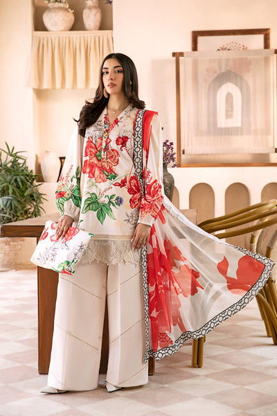 Maria B | Eid Basic Lawn | MB-CUS25-907B -  Maria B Ladies Clothes - Original Designer Dress - House of Maryam