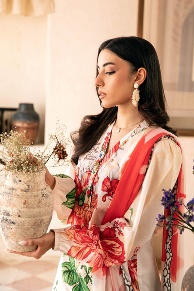 Maria B | Eid Basic Lawn | MB-CUS25-907B -  Maria B Ladies Clothes - Original Designer Dress - House of Maryam