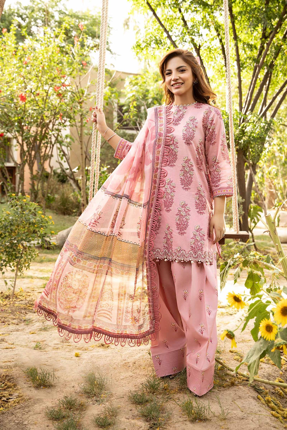Maria B | Eid Basic Lawn | MB-CUS25-908A -  Maria B Ladies Clothes - Original Designer Dress - House of Maryam