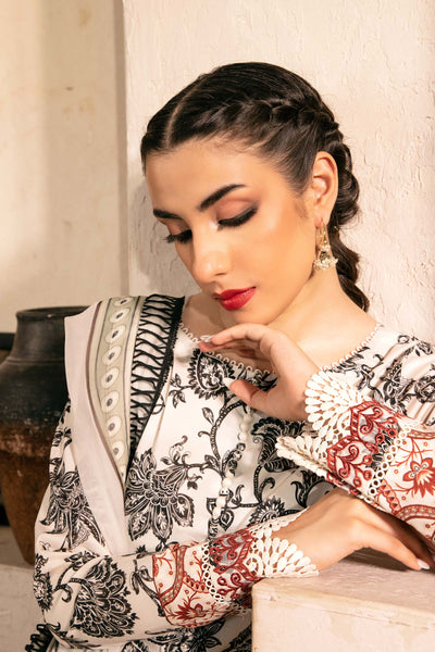 Maria B | Eid Basic Lawn | MB-CUS25-909A -  Maria B Ladies Clothes - Original Designer Dress - House of Maryam