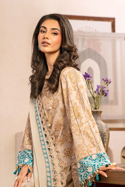 Maria B | Eid Basic Lawn | MB-CUS25-909B -  Maria B Ladies Clothes - Original Designer Dress - House of Maryam