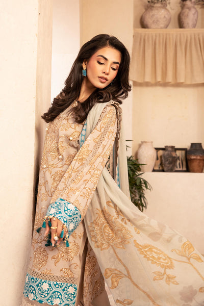 Maria B | Eid Basic Lawn | MB-CUS25-909B -  Maria B Ladies Clothes - Original Designer Dress - House of Maryam