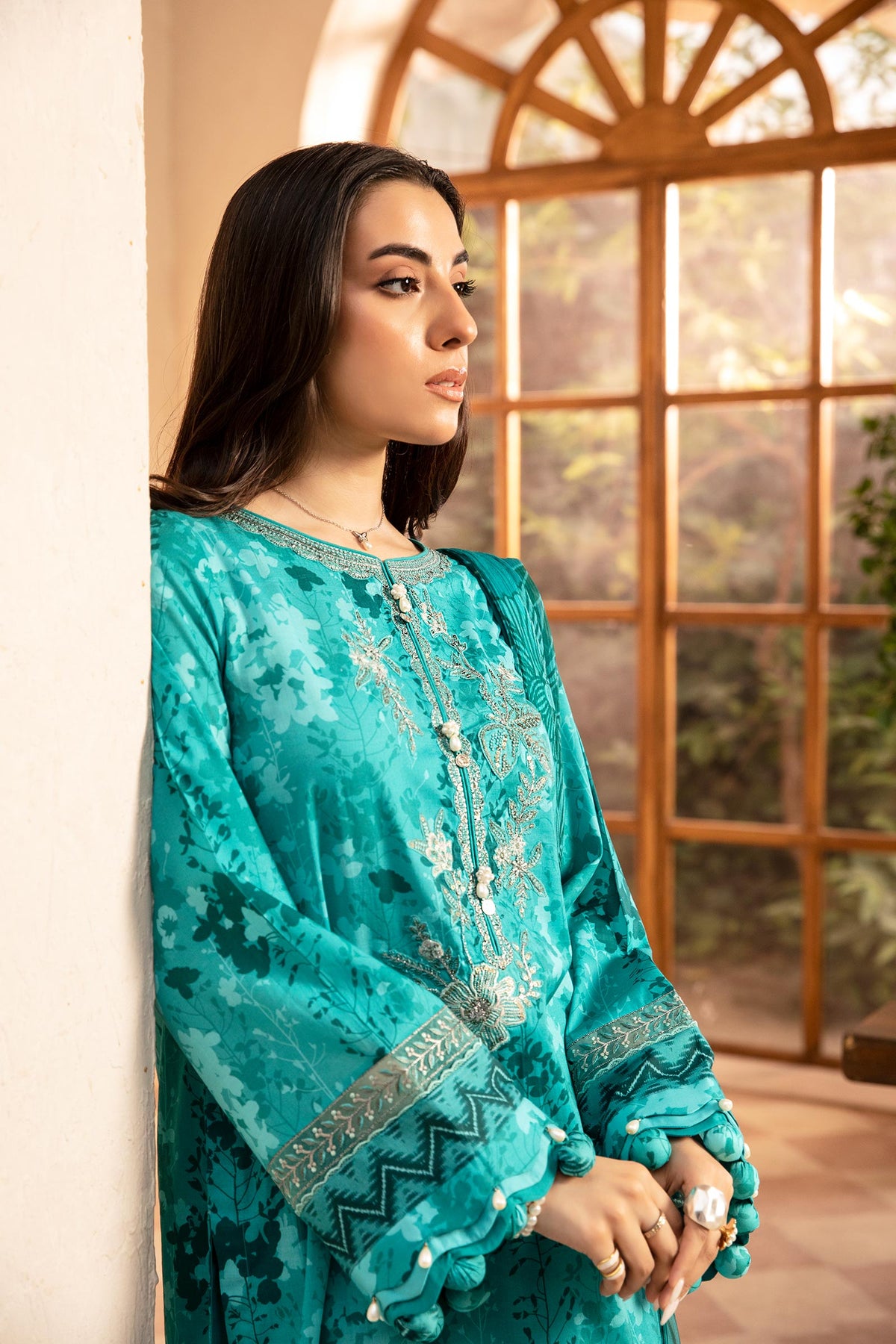 Maria B | Eid Basic Lawn | MB-CUS25-910A -  Maria B Ladies Clothes - Original Designer Dress - House of Maryam