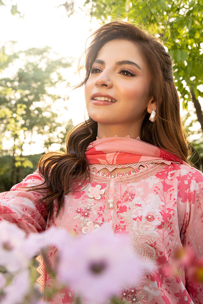 Maria B | Eid Basic Lawn | MB-CUS25-910B -  Maria B Ladies Clothes - Original Designer Dress - House of Maryam