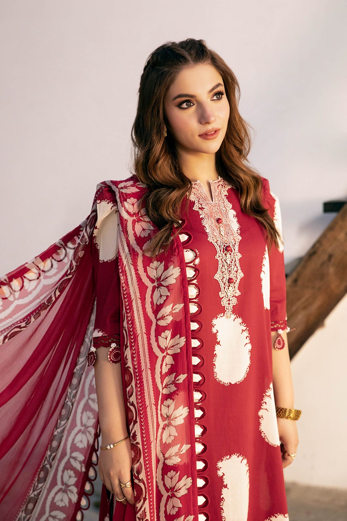 Maria B | Eid Basic Lawn | MB-CUS25-911A -  Maria B Ladies Clothes - Original Designer Dress - House of Maryam