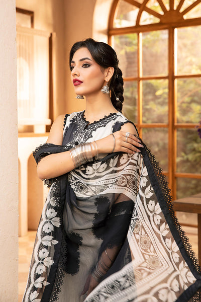 Maria B | Eid Basic Lawn | MB-CUS25-911B -  Maria B Ladies Clothes - Original Designer Dress - House of Maryam