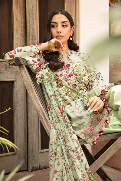 Maria B | Eid Basic Lawn | MB-CUS25-912B -  Maria B Ladies Clothes - Original Designer Dress - House of Maryam