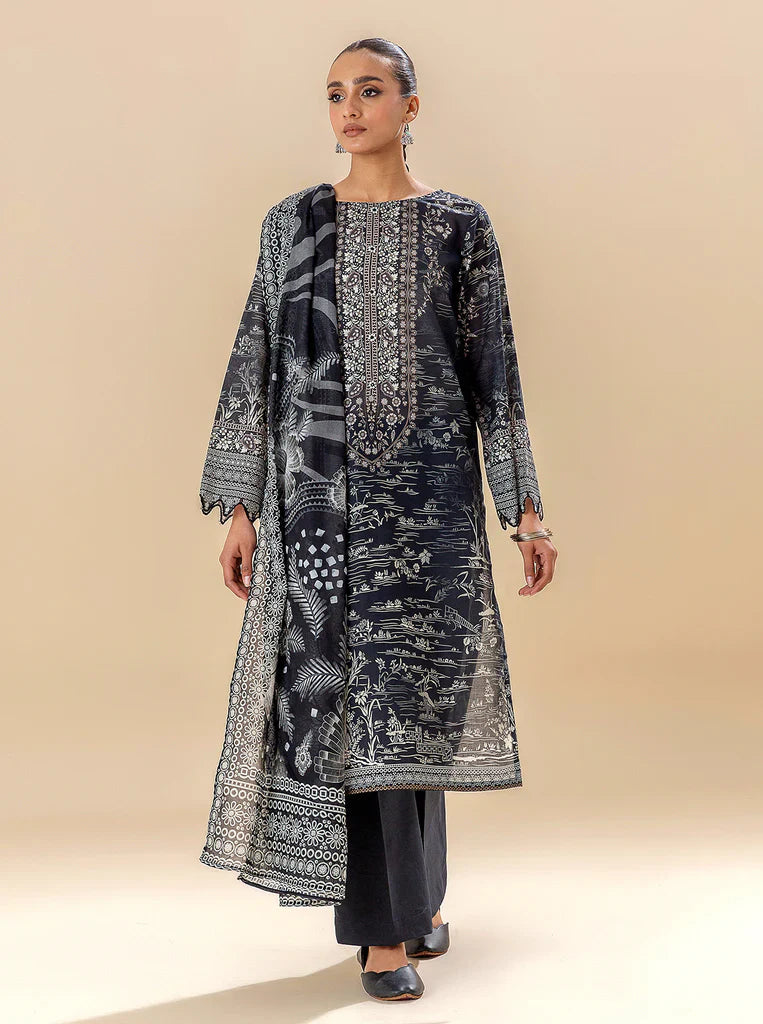 Morbagh | Lawn Collection 24 | EBONY STREAMS by Designer Morbagh - House of Maryam - Pakistani Designer Ethnic Wear in {{ shop.shopifyCountryName }}