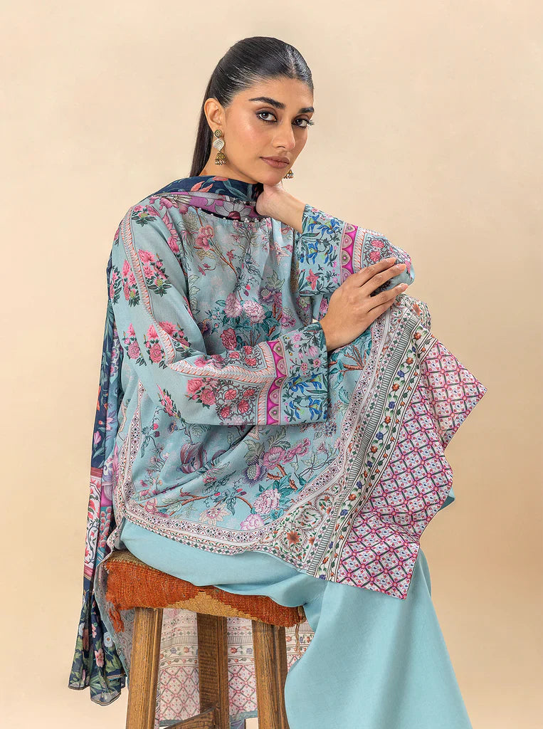 Morbagh | Lawn Collection 24 | SOUL BLUE by Designer Morbagh - House of Maryam - Pakistani Designer Ethnic Wear in {{ shop.shopifyCountryName }}