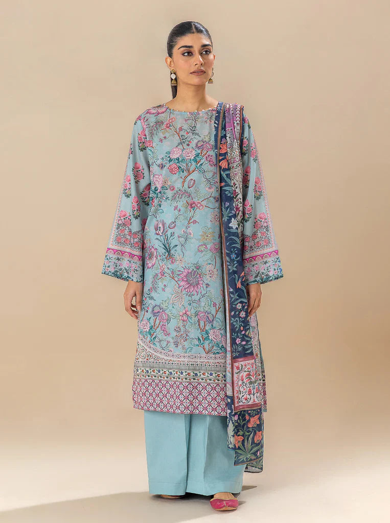 Morbagh | Lawn Collection 24 | SOUL BLUE by Designer Morbagh - House of Maryam - Pakistani Designer Ethnic Wear in {{ shop.shopifyCountryName }}