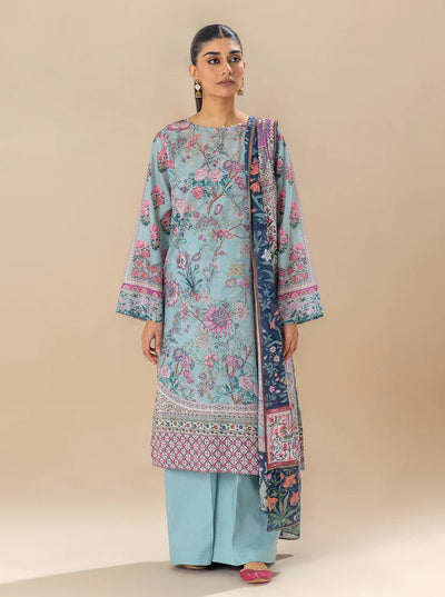 Morbagh | Lawn Collection 24 | SOUL BLUE -  Morbagh Luxury - Original Designer Dress - House of Maryam