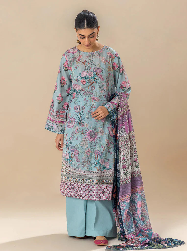 Morbagh | Lawn Collection 24 | SOUL BLUE by Designer Morbagh - House of Maryam - Pakistani Designer Ethnic Wear in {{ shop.shopifyCountryName }}