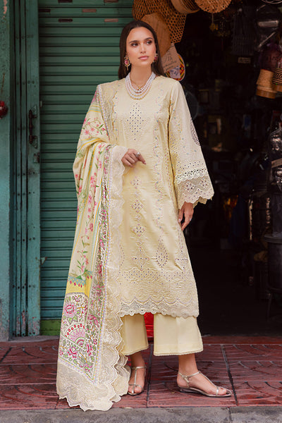 Marjjan | Carnation Lawn | MBL-14 B (LIME YELLOW) -  Marjjan Ladies Clothes - Original Designer Dress - House of Maryam