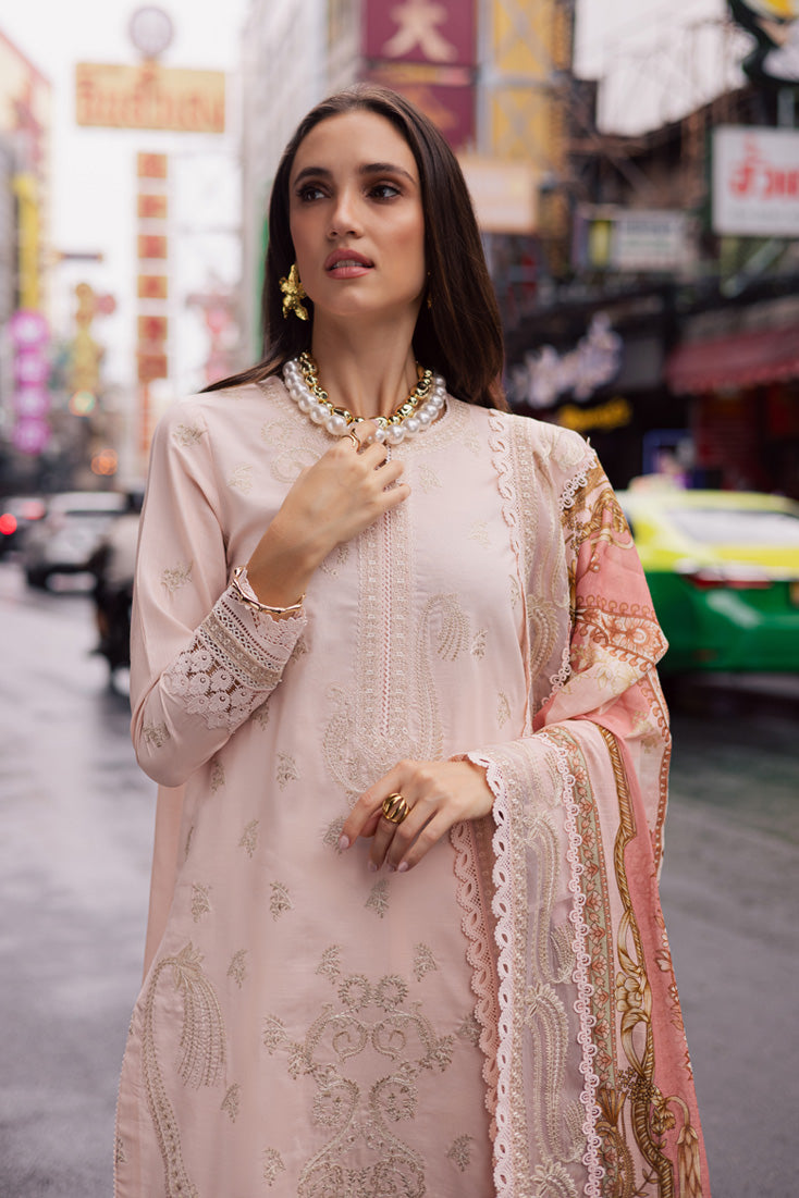 Marjjan | Carnation Lawn | MBL-15 A (PINK) -  Marjjan Ladies Clothes - Original Designer Dress - House of Maryam