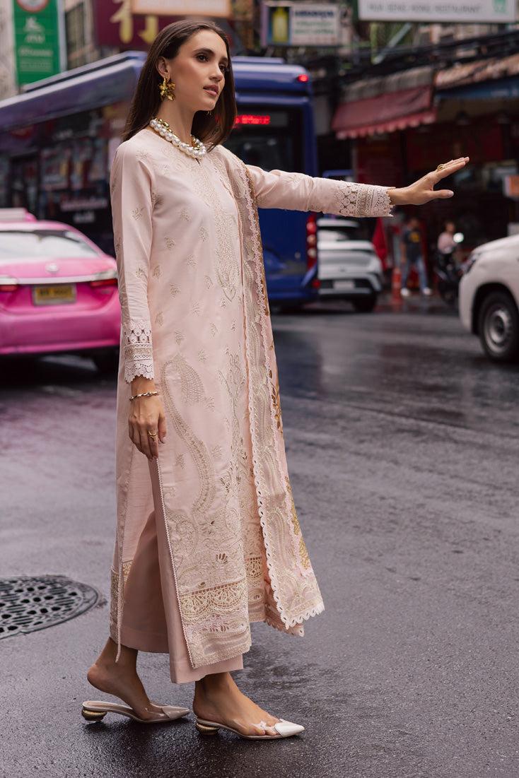 Marjjan | Carnation Lawn | MBL-15 A (PINK) -  Marjjan Ladies Clothes - Original Designer Dress - House of Maryam