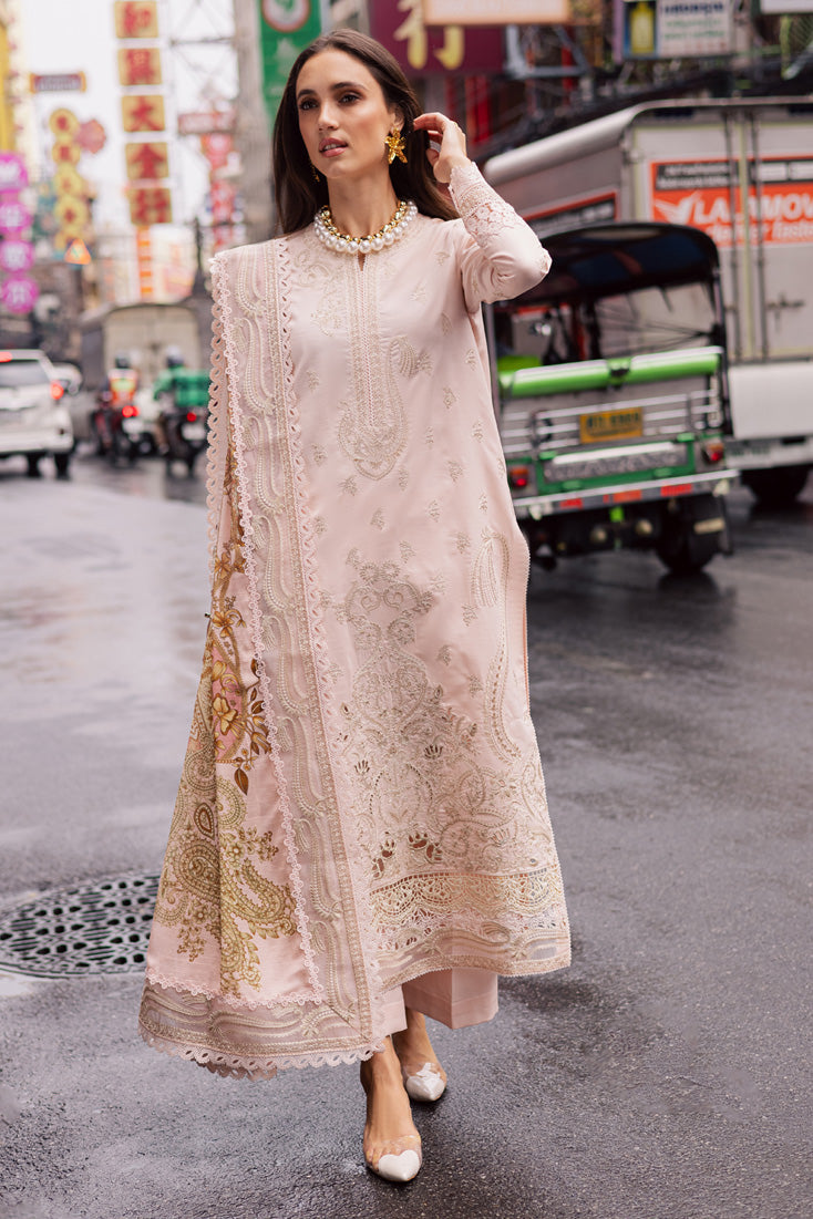 Marjjan | Carnation Lawn | MBL-15 A (PINK) -  Marjjan Ladies Clothes - Original Designer Dress - House of Maryam