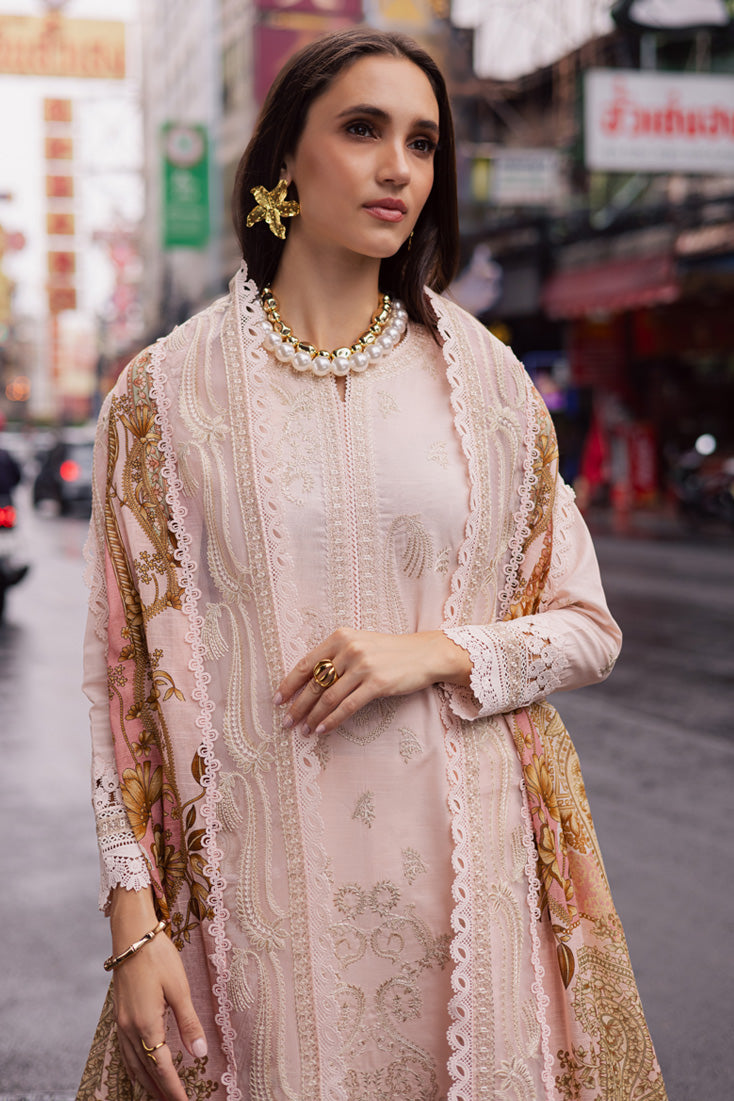 Marjjan | Carnation Lawn | MBL-15 A (PINK) -  Marjjan Ladies Clothes - Original Designer Dress - House of Maryam