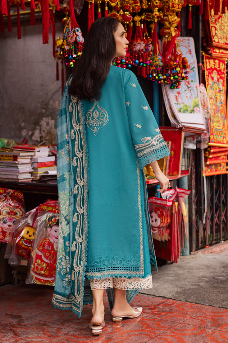 Marjjan | Carnation Lawn | MBL-15 B (LIGHT ZINC) -  Marjjan Ladies Clothes - Original Designer Dress - House of Maryam