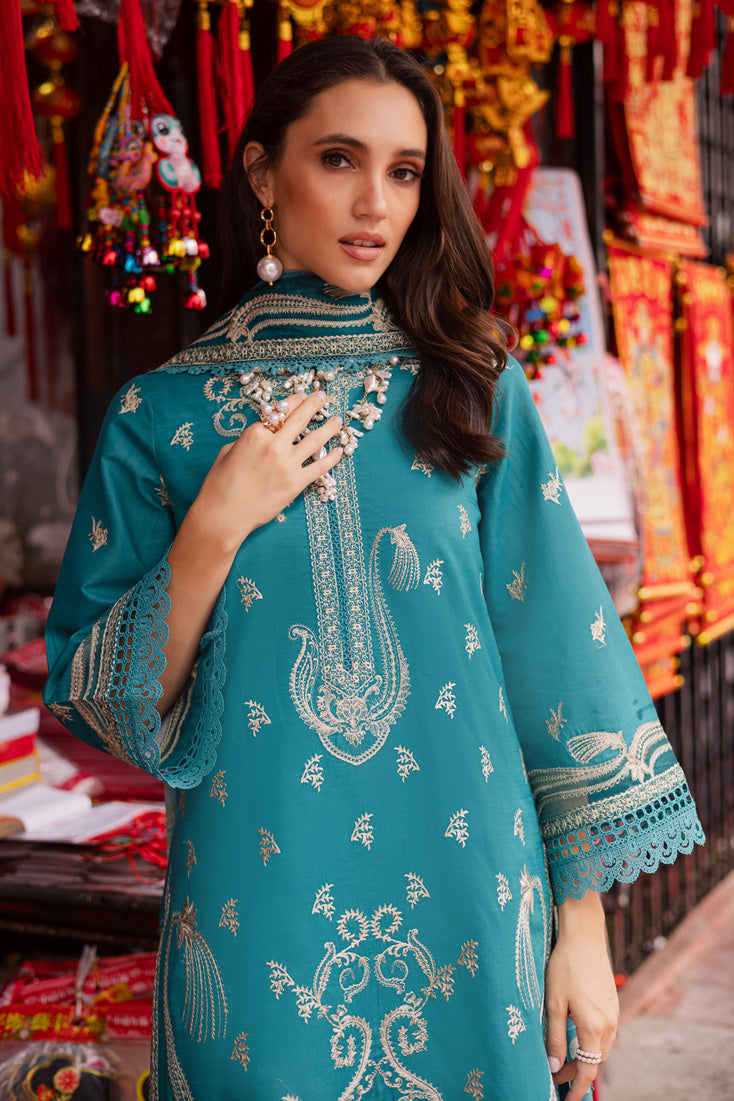 Marjjan | Carnation Lawn | MBL-15 B (LIGHT ZINC) -  Marjjan Ladies Clothes - Original Designer Dress - House of Maryam