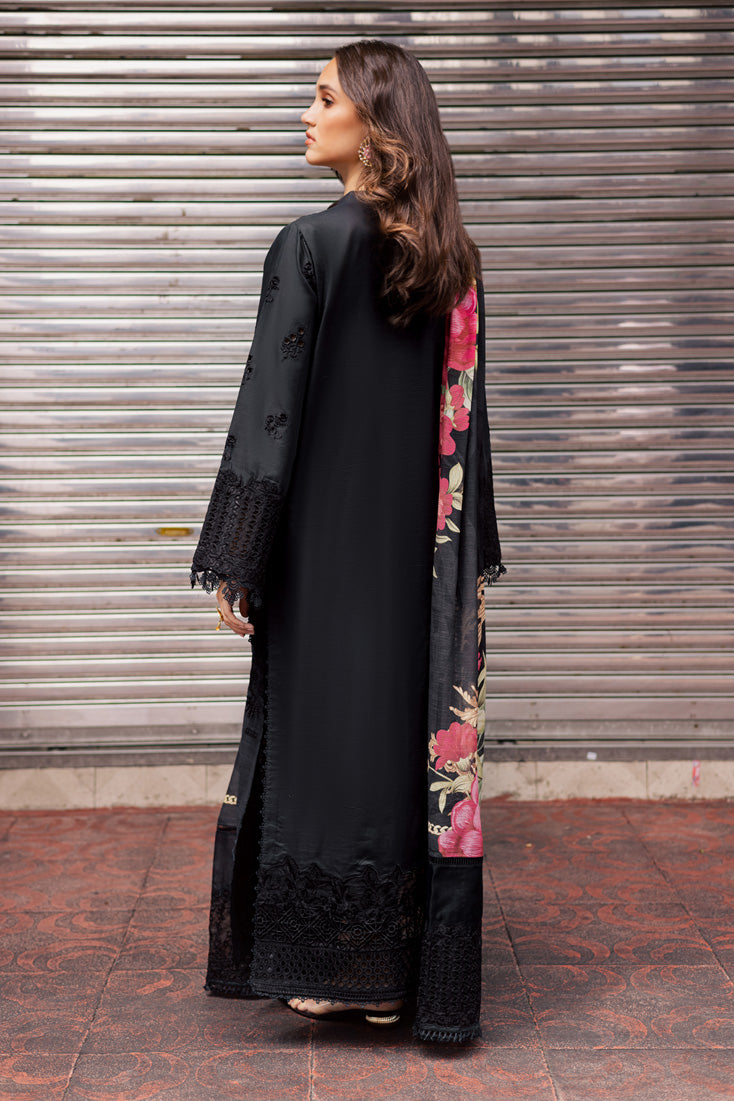 Marjjan | Carnation Lawn | MBL-16 B (BLACK) -  Marjjan Ladies Clothes - Original Designer Dress - House of Maryam