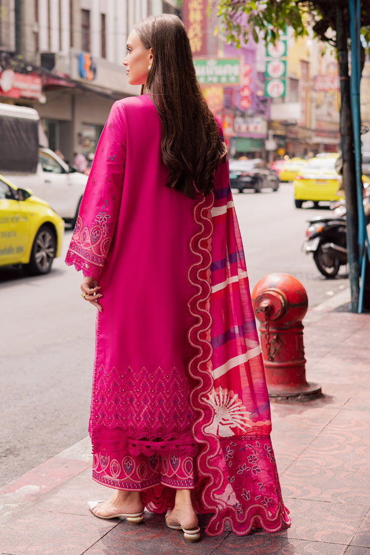 Marjjan | Carnation Lawn | MBL-17 B (HOT PINK) -  Marjjan Ladies Clothes - Original Designer Dress - House of Maryam