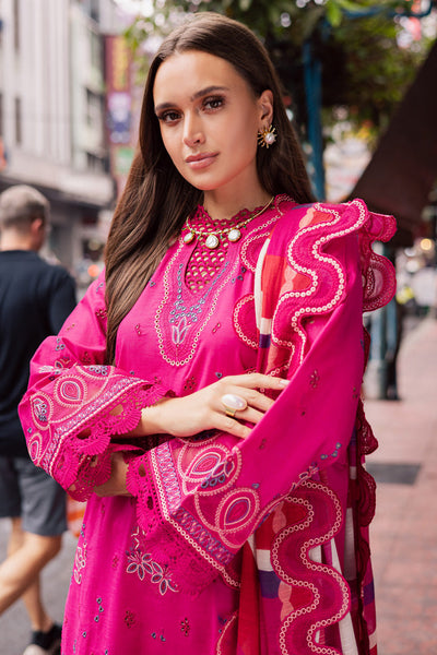 Marjjan | Carnation Lawn | MBL-17 B (HOT PINK) -  Marjjan Ladies Clothes - Original Designer Dress - House of Maryam