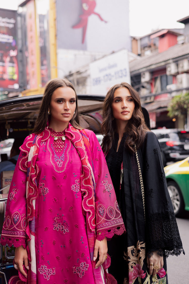 Marjjan | Carnation Lawn | MBL-17 B (HOT PINK) -  Marjjan Ladies Clothes - Original Designer Dress - House of Maryam