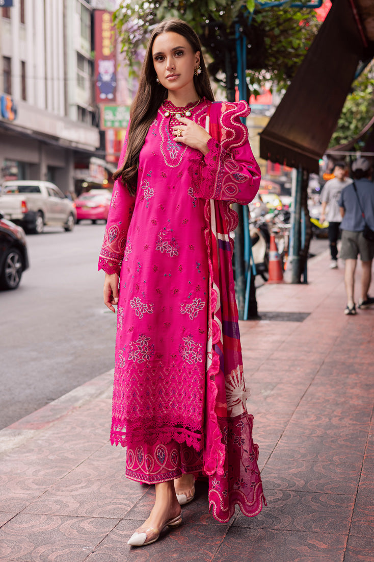 Marjjan | Carnation Lawn | MBL-17 B (HOT PINK) -  Marjjan Ladies Clothes - Original Designer Dress - House of Maryam